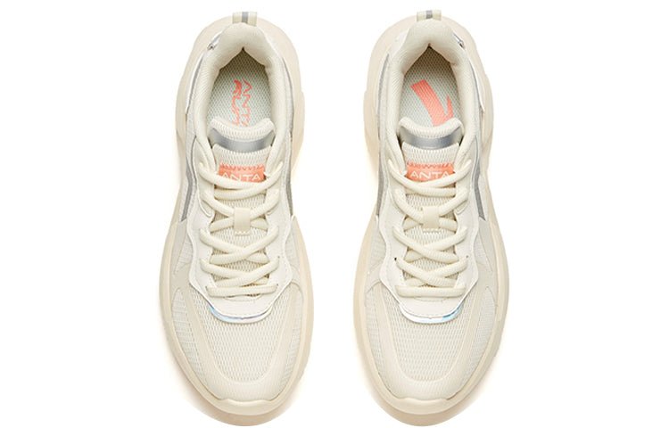 (WMNS) ANTA Running Series Sneakers 'Ivory Grey' 922035583-1 - Image 3