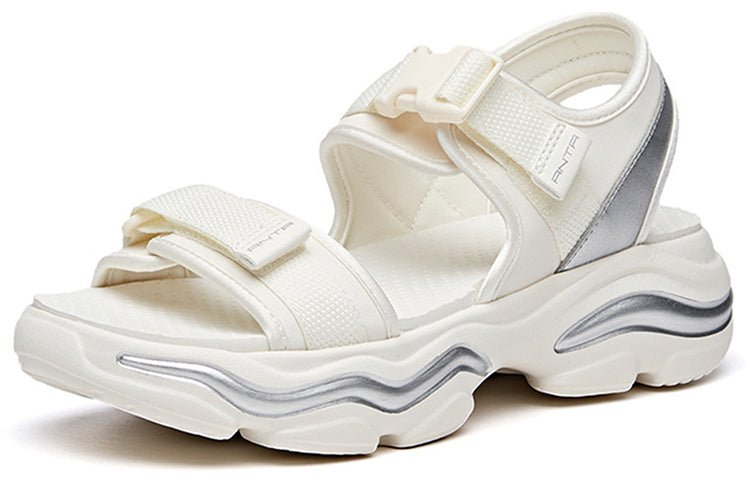(WMNS) ANTA Life Series Sneakers 'White Silver' 922036951-2 - Image 2