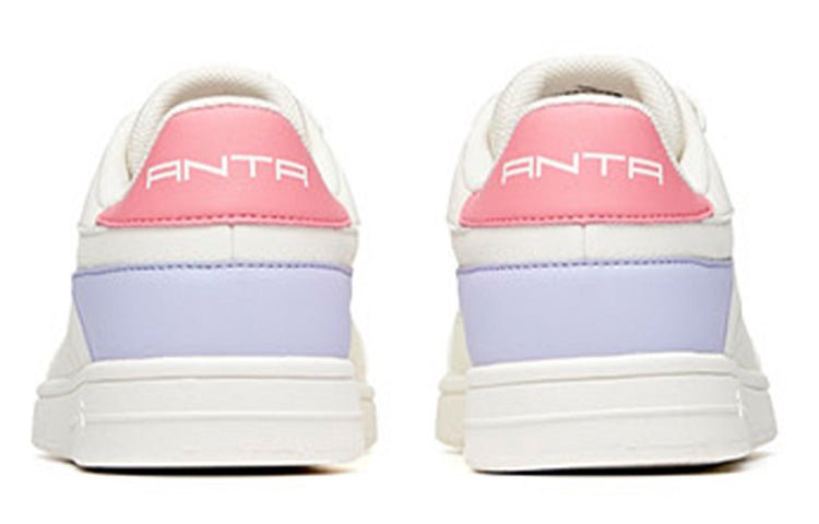 (WMNS) ANTA Life Series Sneakers 'White Purple Pink' 922038031R-4 - Image 5