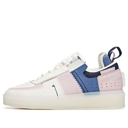 (WMNS) ANTA Skateboarding Series Sneakers 'White Pink Blue' 922048020-4