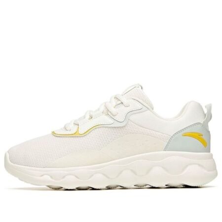 (WMNS) ANTA Running Series Sneakers 'White Blue Yellow' 922115535-4