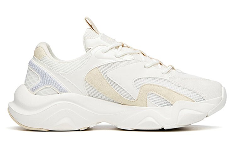(WMNS) ANTA Life Series Sneakers 'White Yellow Blue' 922128881-2 - Image 2