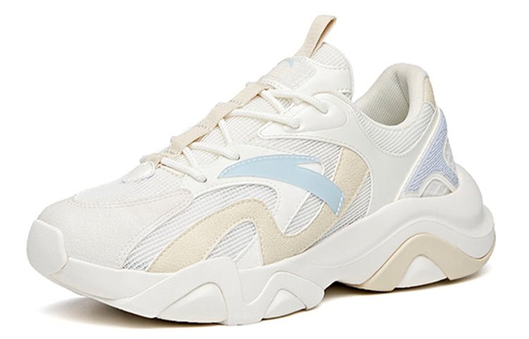 (WMNS) ANTA Life Series Sneakers 'White Yellow Blue' 922128881-2 - Image 3