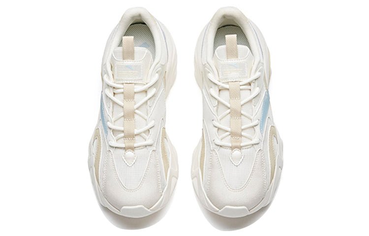 (WMNS) ANTA Life Series Sneakers 'White Yellow Blue' 922128881-2 - Image 4