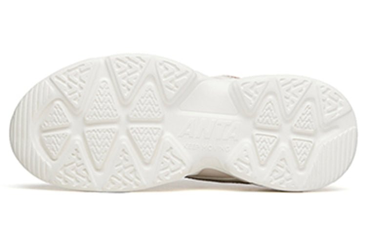 (WMNS) ANTA Life Series Sneakers 'White Beige Grey' 922138890-6 - Image 5