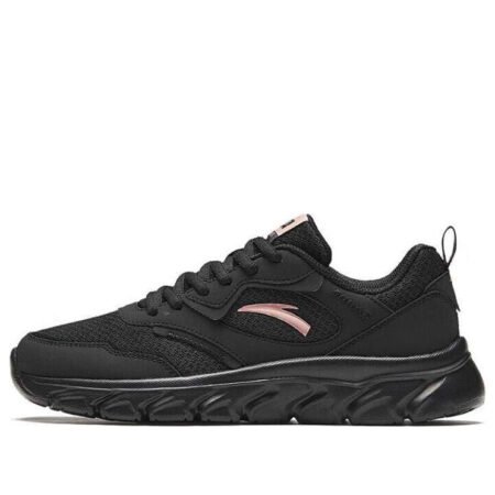 (WMNS) ANTA Running Series Sneakers 'Black Rose' 922225530-12