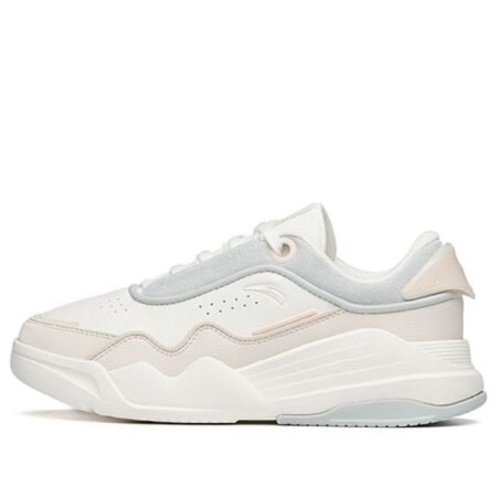 (WMNS) ANTA Life Series Sneakers Platform 'White Beige Grey' 922228093-1