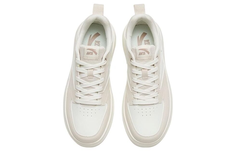(WMNS) ANTA Life Series Sneakers 'White Beige' 922328060-3 - Image 3
