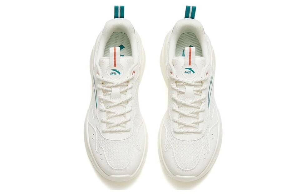 (WMNS) ANTA Casual Dad Shoes 'White Green Grey' 922328815-1 - Image 3