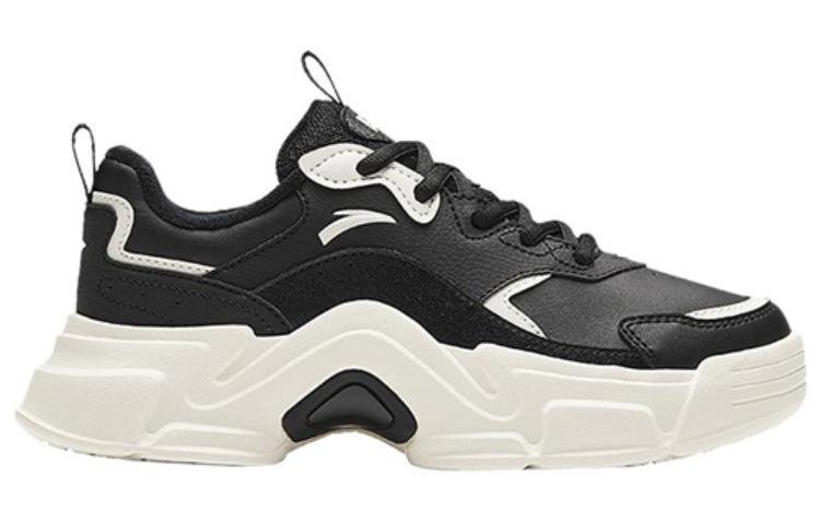 (WMNS) ANTA Platform Leather 'White Black' 922328816-6 - Image 2