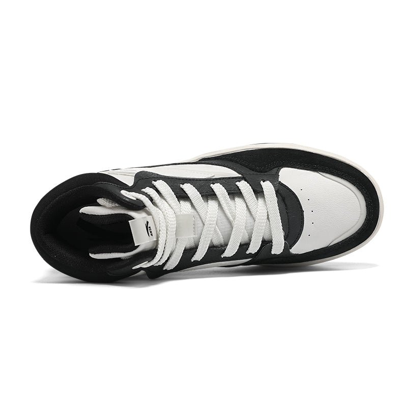 (WMNS) ANTA High Top Skateboarding Shoes 'Black White' 922348081-3 - Image 2