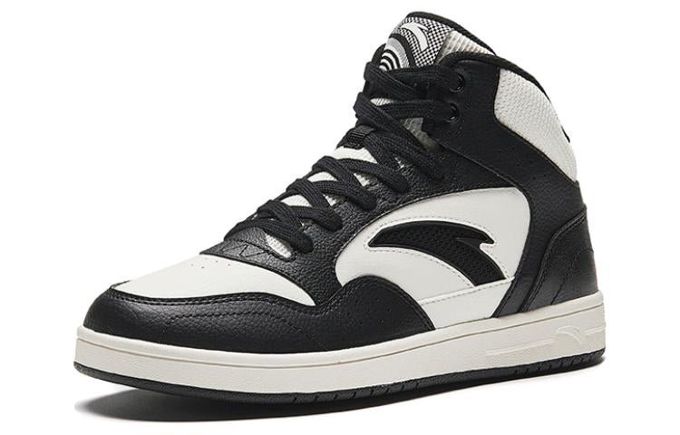 (WMNS) ANTA High Top Skateboarding Shoes 'Black White' 922348087-4 - Image 2