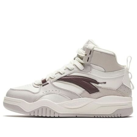 (WMNS) ANTA Slam High 'White Grey Brown' 922348088-3