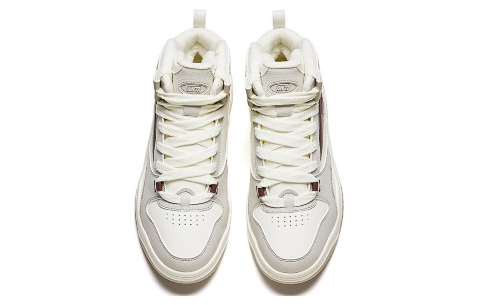 (WMNS) ANTA Grand Slam High 'Grey Tan Purple' 922348903-3 - Image 3