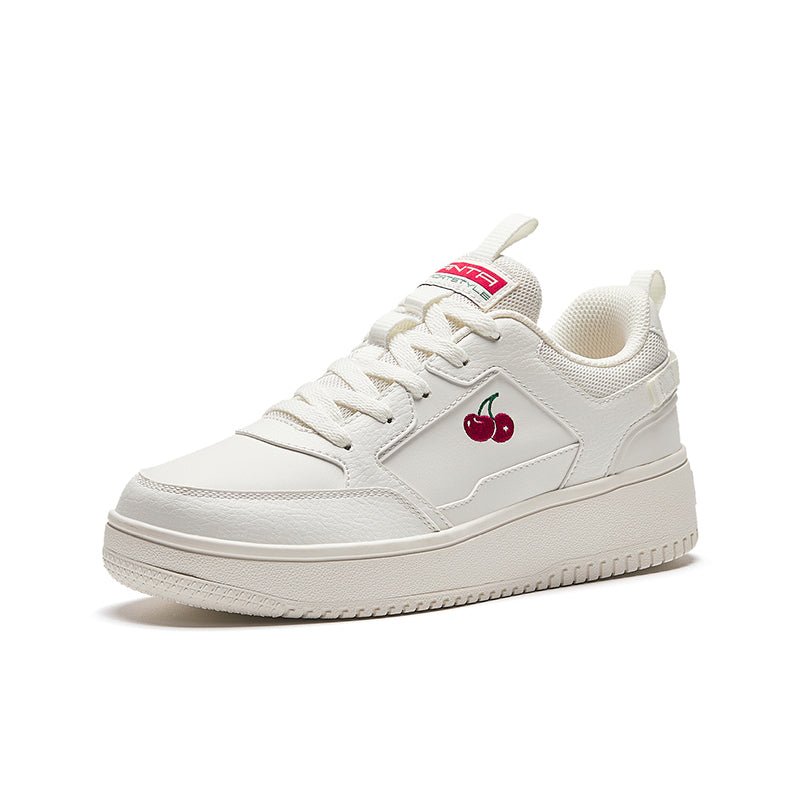 (WMNS) ANTA Life Collection Skateboarding Shoes 'White with Cherries' 922358066-29 - Image 2