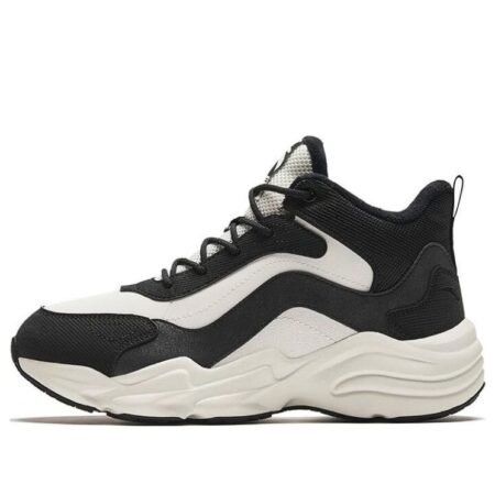 (WMNS) ANTA Life Series Sneakers High 'Black White' 922358984-4