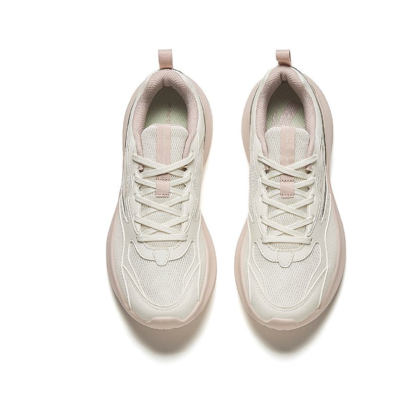 (WMNS) ANTA Running Series Sneakers 'White Silver Pink' 922415523-1 - Image 3