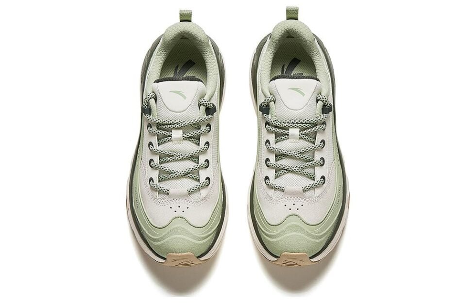(WMNS) ANTA Life Series Sneakers 'White Green Black' 922418849-2 - Image 3