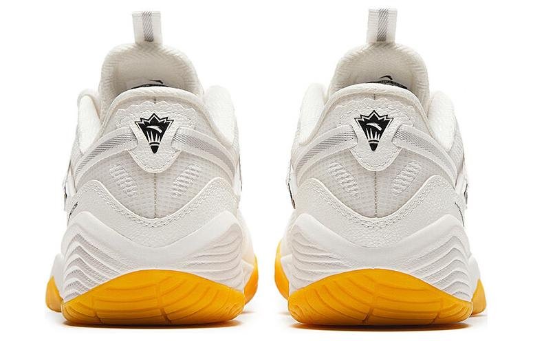 (WMNS) ANTA Casual Shoes 'White Silver Orange' 922424401-1 - Image 4