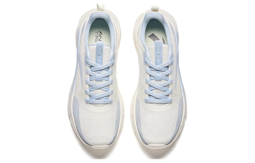 (WMNS) ANTA Training Series Sneakers 'White Blue Grey' 922427708-8 - Image 3