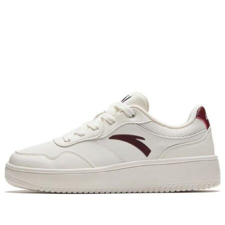 (WMNS) ANTA Skateboarding Series Sneakers 'White Red' 922428010-6
