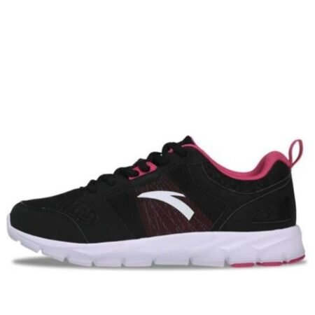 (WMNS) ANTA Running Series Sneakers 'Black Fuchsia White' 92625512-5