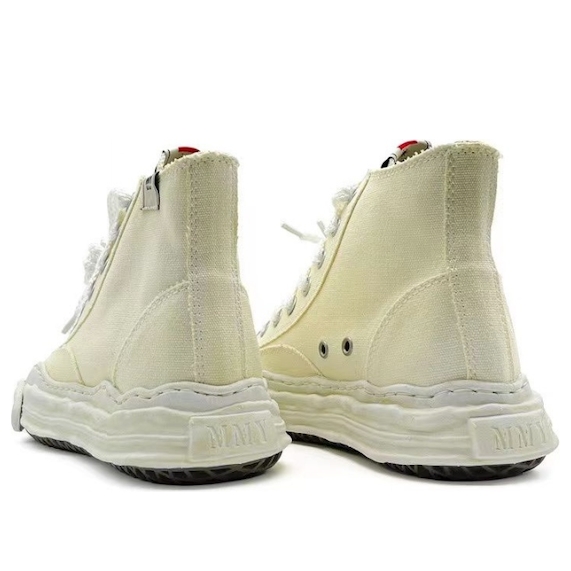 Maison MIHARA YASUHIRO OG OVER DYE HITOP 'Beige' A05FW705-BEIGE - Image 4