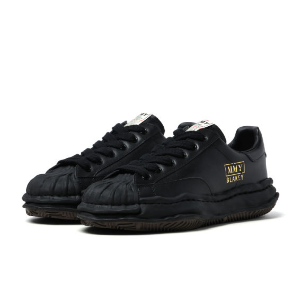 Maison MIHARA YASUHIRO BLAKEY OG Sole Leather Low-top Sneaker 'Black' A06FW702-BLKBLK - Image 2