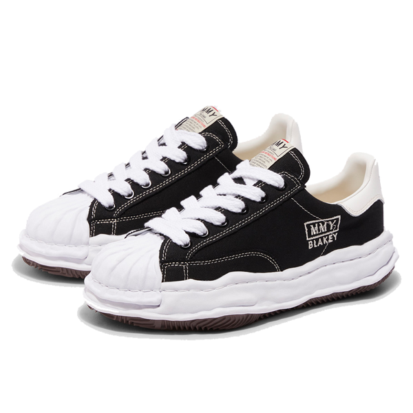 Maison MIHARA YASUHIRO BLAKEY OG Sole Canvas Low-top Sneaker 'Black' A08FW735-BLK - Image 2