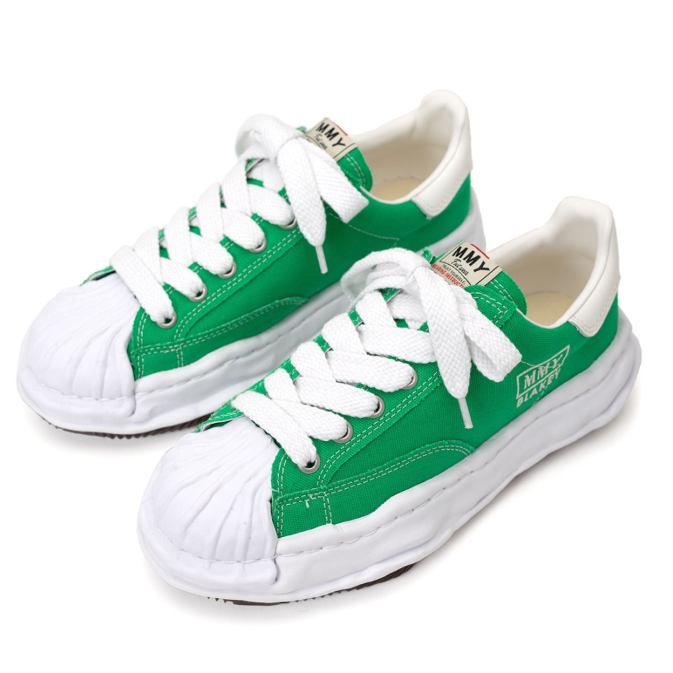Maison MIHARA YASUHIRO BLAKEY OG Sole Canvas Low-top Sneaker 'Green' A08FW735-GRN - Image 2