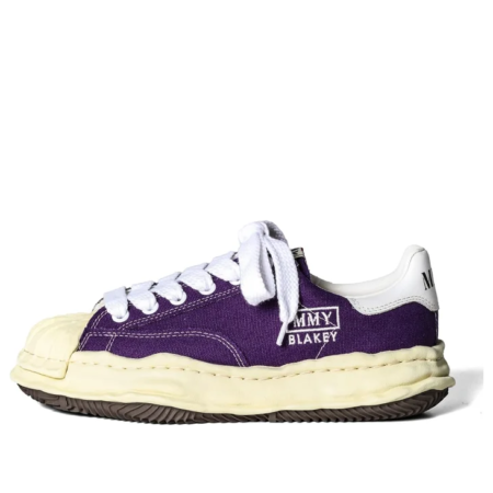 Maison MIHARA YASUHIRO Blakey VL OG Sole Canvas Low 'Purple' A09FW732-PURPLE