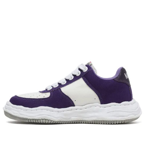 Maison MIHARA YASUHIRO Wayne OG Sole Canvas Low 'Purple White' A10FW720-PURWHT