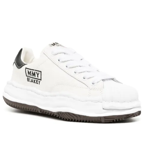 Maison MIHARA YASUHIRO Blakey OG Sole Embossed Leather Low 'White' A11FW717-WHITE - Image 3