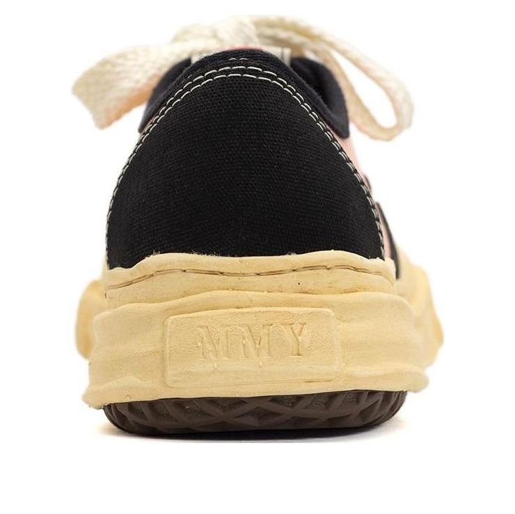 Maison MIHARA YASUHIRO Baker VL OG Sole Canvas Low 'Black Pink' A11FW721-BLKPNK - Image 5