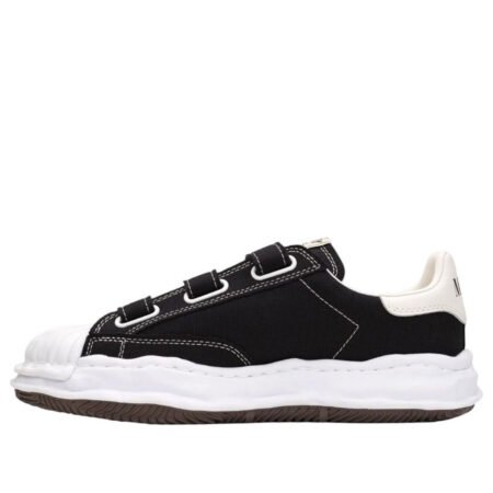 Maison MIHARA YASUHIRO Blakey OG Sole Canvas Low Velcro 'Black' A14FW741-BLK