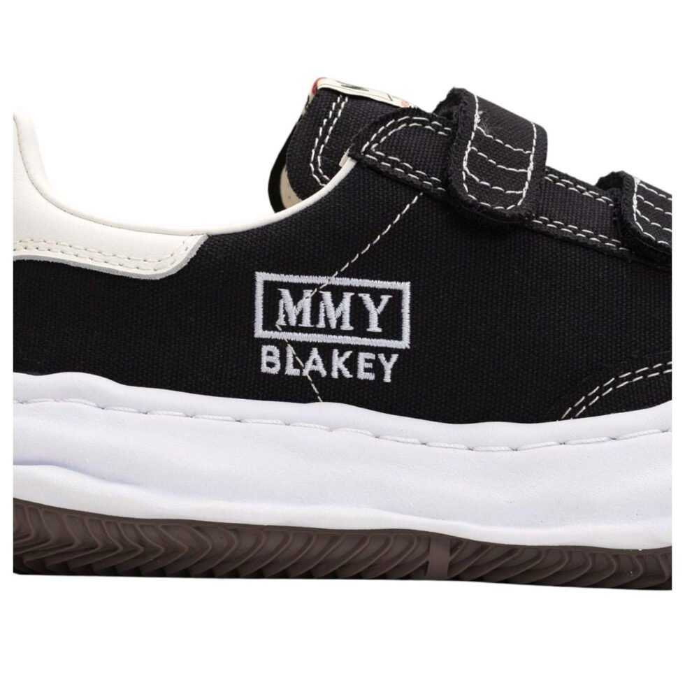 Maison MIHARA YASUHIRO Blakey OG Sole Canvas Low Velcro 'Black' A14FW741-BLK - Image 6