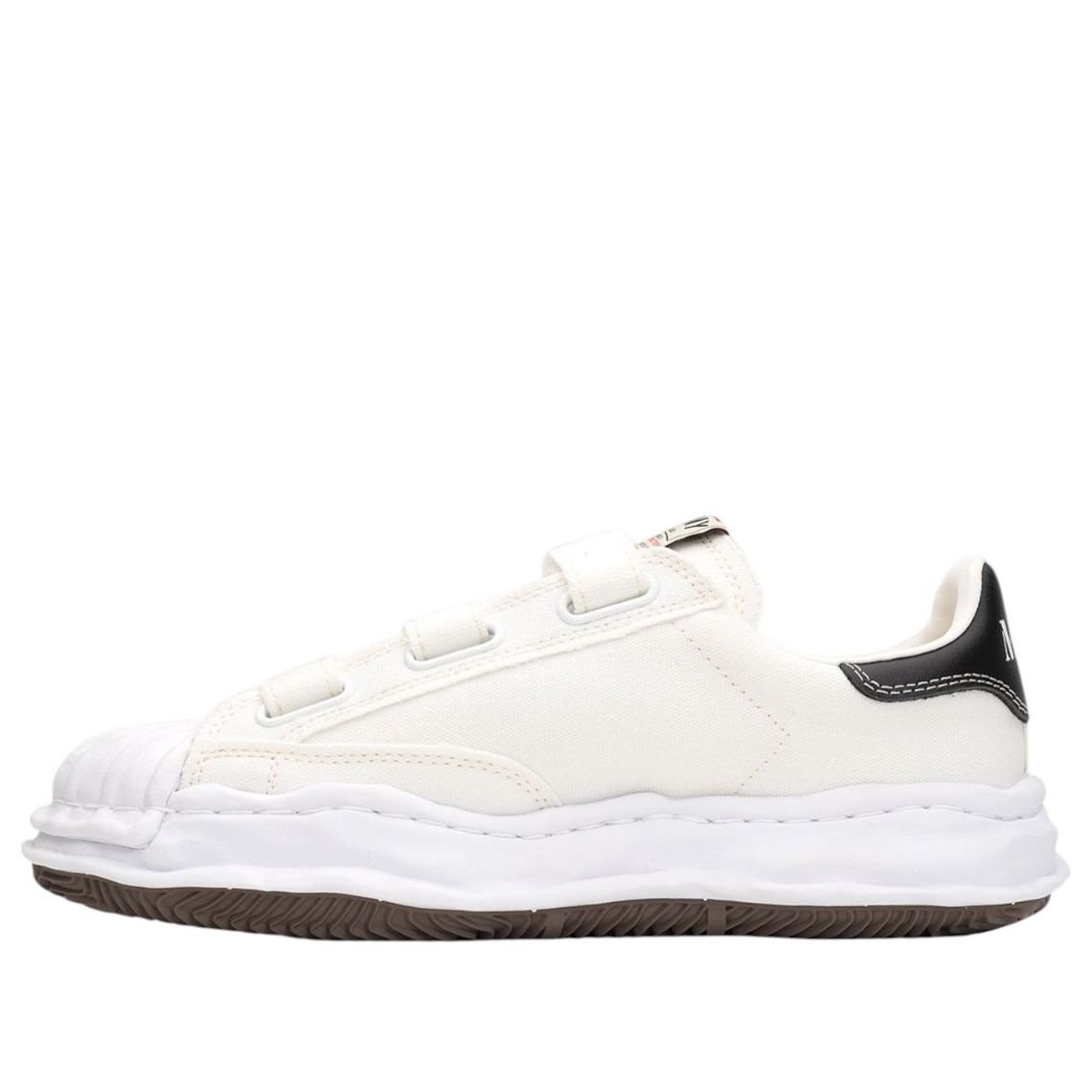 Maison MIHARA YASUHIRO Blakey OG Sole Canvas Low Velcro 'White' A14FW741-WHT