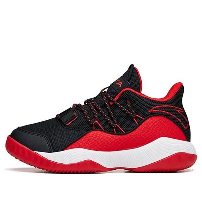 (GS) ANTA Basketball Shoes 'Black Red White' A312121129-3