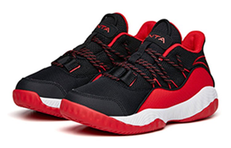 (GS) ANTA Basketball Shoes 'Black Red White' A312121129-3 - Image 3