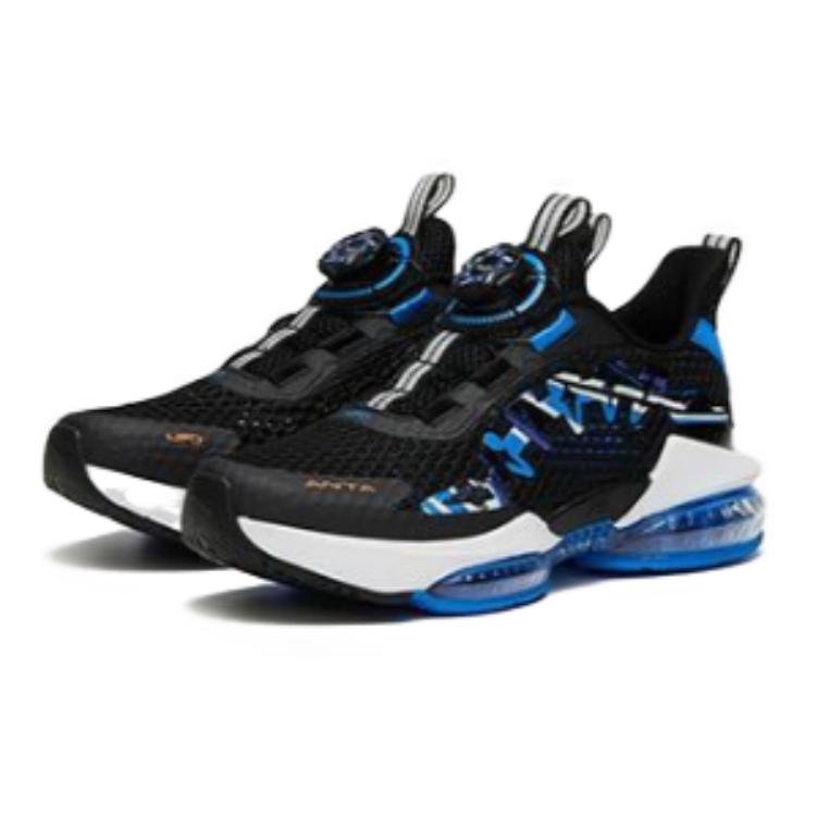 (GS) ANTA Running Series Sneakers 'Black Blue' A312325588H-3 - Image 4