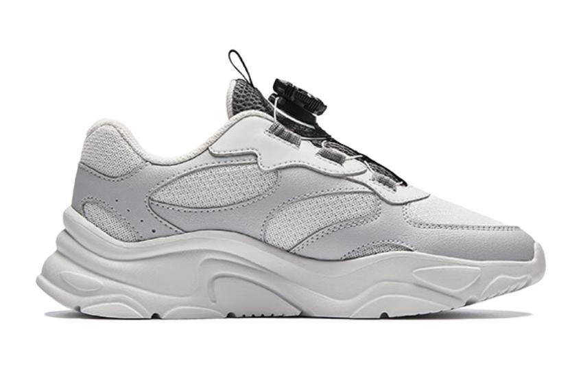 (GS) ANTA Running Series Sneakers 'White Grey Black' A312418801-3 - Image 2