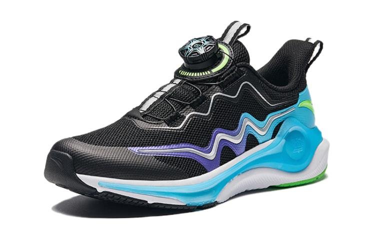 (GS) ANTA Running Series Sneakers 'Black Blue' A312425511-2 - Image 2