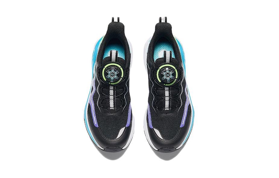 (GS) ANTA Running Series Sneakers 'Black Blue' A312425511-2 - Image 3