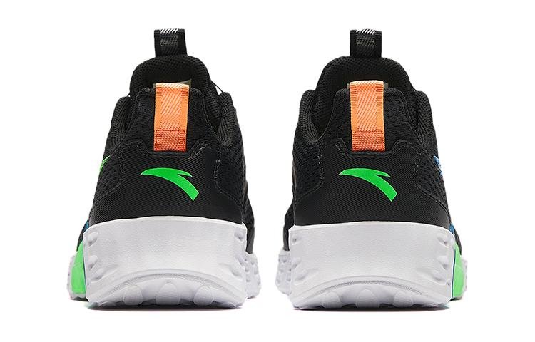 (GS) ANTA Running Series Sneakers 'Black with Green Blue' A312425515-2 - Image 4