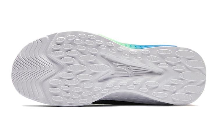 (GS) ANTA Running Series Sneakers 'Black with Green Blue' A312425515-2 - Image 5