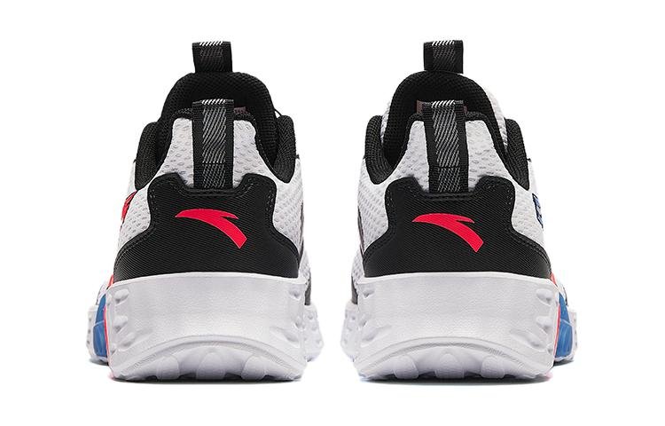 (GS) ANTA Running Series Sneakers 'White Black with Red Blue' A312425515-3 - Image 4