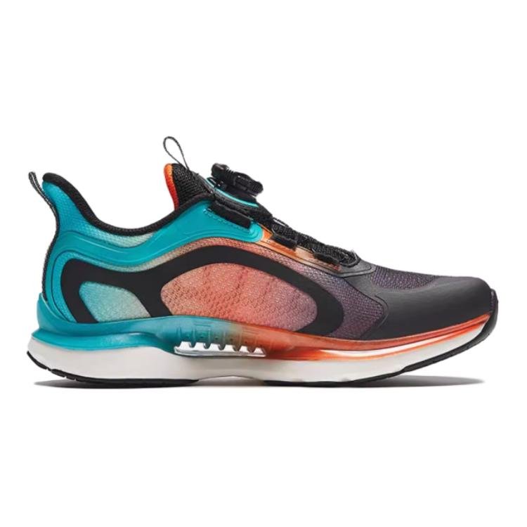 (GS) ANTA Running Series Sneakers 'Black Orange Blue' A312425577-5 - Image 2