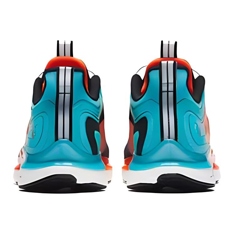 (GS) ANTA Running Series Sneakers 'Black Orange Blue' A312425577-5 - Image 3