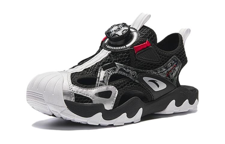(GS) ANTA Outdoor Sandals 'Black Silver White' A312426909-2 - Image 2