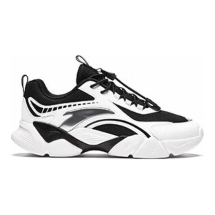 (GS) ANTA Running Series Sneakers 'White Black' A312428805-4 - Image 2